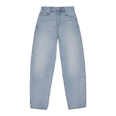 GANNI女装 Stary浅蓝色阔腿裤牛仔裤 J1641565