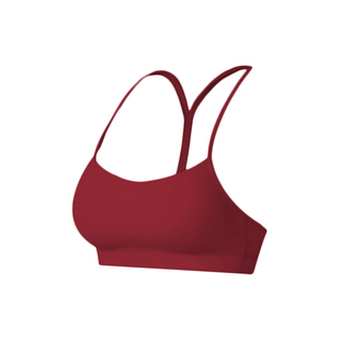 Aria Leisure 红色运动内衣女健身文胸美背瑜伽服背心普拉提套装
