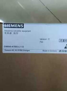 议价C98043-A7001-L1西门子直流调速6RA70主板cpu板IO板CUD1板信
