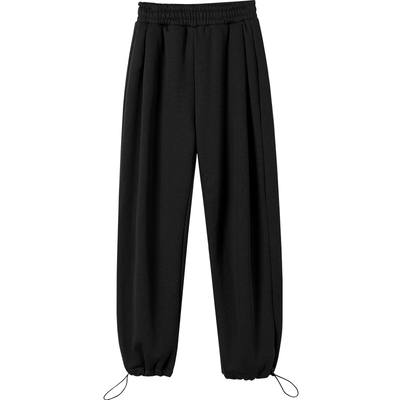 2024年秋冬加绒运动裤女宽松束脚