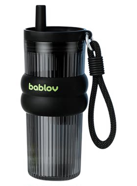 bablov吸管杯女生高颜值夏日水杯