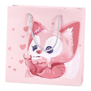 玲娜贝儿礼物袋精美生日礼品袋包装袋硬纸袋超大号高颜值购物礼袋