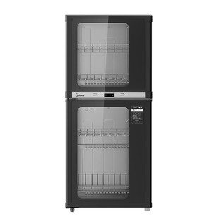 美的消毒柜双门旗舰店烘干一体厨房家用立式台式小型碗筷柜100R05