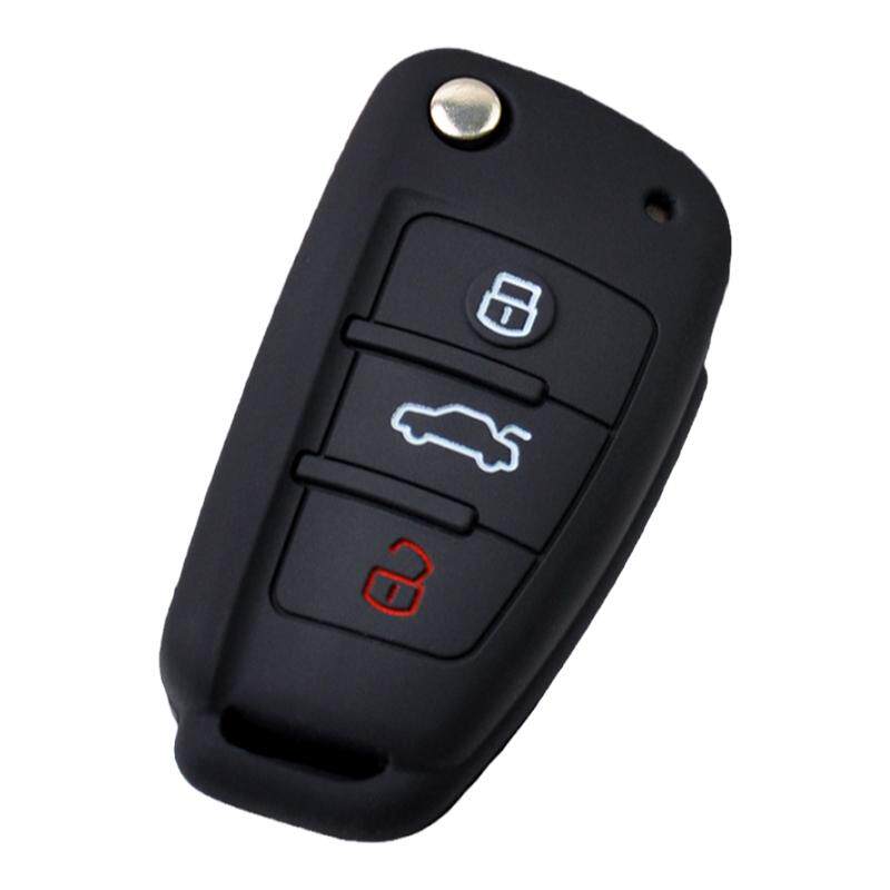 适用于奥迪 A1 A3 A4 A6L Q3 Q7 原车折叠钥匙专用硅胶钥匙包 套
