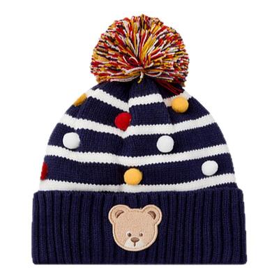 【商场同款】PawinPaw卡通小熊童装25年冬季新款男女宝宝针织帽
