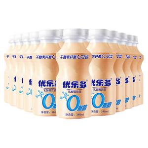 优乐多原味乳酸菌饮品饮料整箱340ml*12瓶装