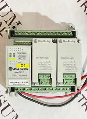 ALLENBRADLEY2080LC2020QBBMICRO820可编程逻辑控制器24VACDC