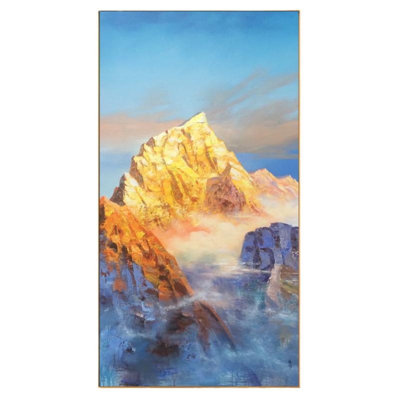 油画玄关办公室轻奢是装饰画餐厅