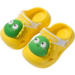 小鹿米利儿童拖鞋夏洞洞鞋宝宝拖鞋男室内防滑两用卡通沙滩鞋女童