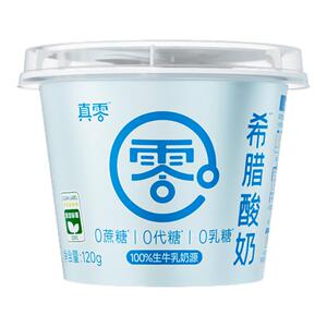真零酸奶希腊酸奶120g无蔗糖0乳糖