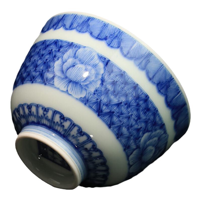 贵和祥青花手绘品茗杯功夫茶具