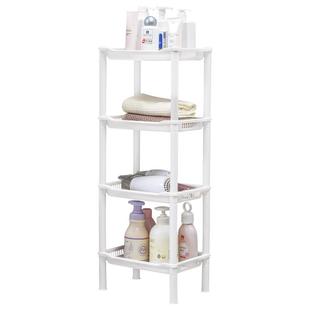 浴室置物架多层塑料收纳架厕所洗手间三角架子落地式卫生间脸盆架