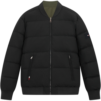Tommy男装双面穿棒球领羽绒服