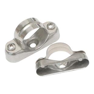 304不锈钢离墙码元宝卡马鞍卡管卡管夹支架固定骑马卡20-25-32mm