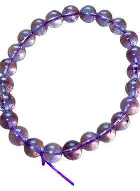 天然金发晶手串紫水晶手链多款渐变珠宝首饰珠串