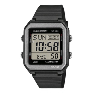 卡西欧手表男复古户外小方表男士简约时尚潮流腕表W-221H