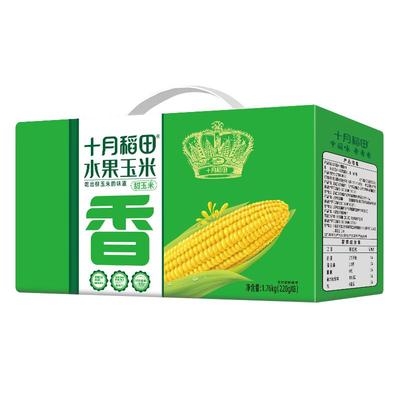 十月稻田开袋即食水果玉米