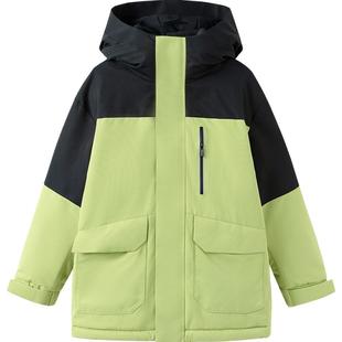 巴拉巴拉儿童羽绒服男童女童中长款外套冬季新款童装宝宝加厚连帽