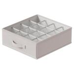 百草园抽屉式布艺内衣收纳盒袜子内裤三合一分隔家用衣柜整理盒箱