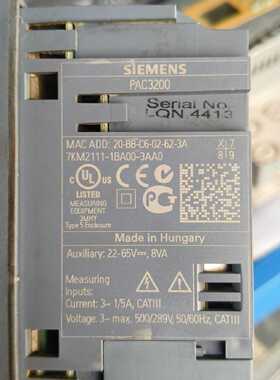 溢价-7KM2111-1BA00-3AA0 PAC3200模