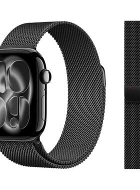 适用iwatch表带米兰尼斯磁吸