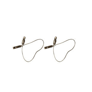 2024击剑比赛新规AF透明花剑重剑佩剑手线头夹线透明支架击剑配件