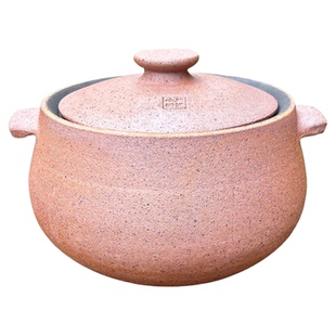 荥经砂锅煲汤家用煤气无釉商用老式土砂锅瓦罐大号传统耐高温明火