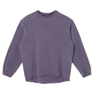 现货折扣N.HOOLYWOOD CREWNECK LONG SLEEVE日系水洗做旧长袖卫衣