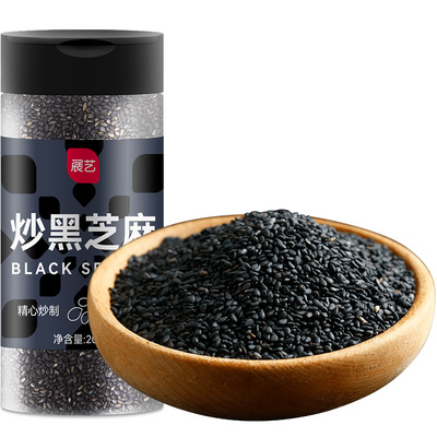 展艺熟黑芝麻200g家用烘焙可即食