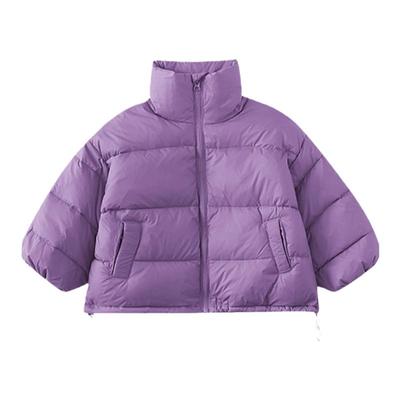 JIUMI洋气韩版宽松白鸭绒羽绒服