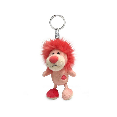nici粉色狮子猴子挂件毛绒钥匙扣