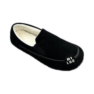 男鞋冬季加绒加厚保暖棉鞋懒人一脚蹬开车布鞋男士防滑防寒乐福鞋