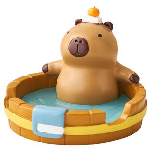 可爱卡皮巴拉手机支架办公桌面摆件女生工位情绪稳定神器生日礼物