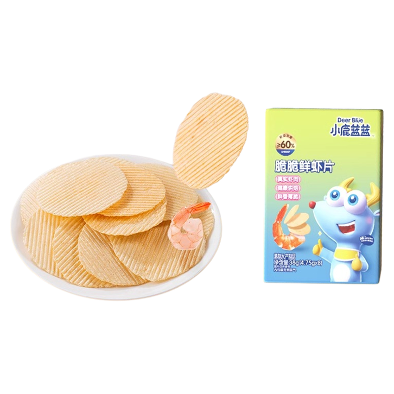 小鹿蓝蓝鲜虾片磨牙饼干