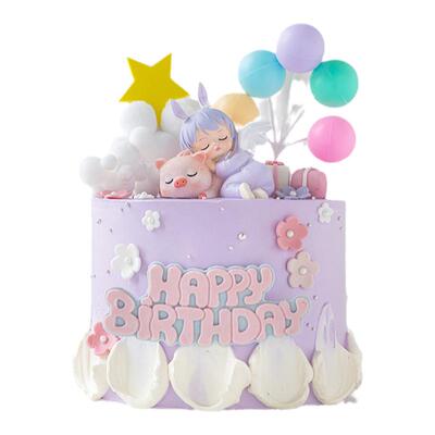 网红安妮天使宝贝萌系蛋糕装饰