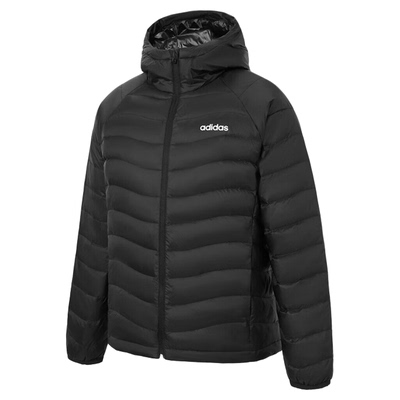 adidas阿迪达斯轻薄羽绒服男女装秋冬新款连帽鸭绒夹克外套JW1682