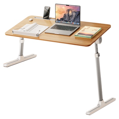 派凡实木床上电脑桌可调节升降