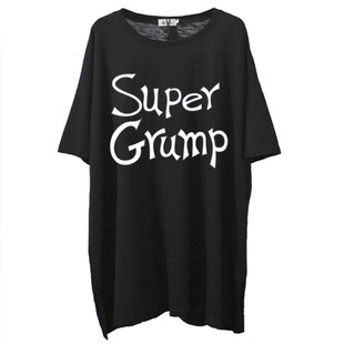 长款短袖t恤女遮屁股配鲨鱼裤宽松特大码胖mm夏季薄款竹节棉上衣