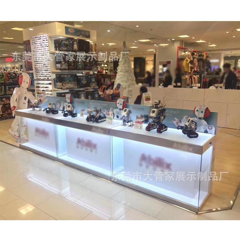 产品展示柜货架柜珠宝样品柜精品展示台钢化玻璃柜台展柜饰品展架