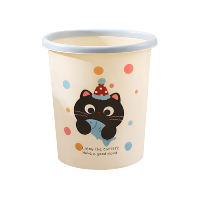 奶油风垃圾桶家用大号高颜值