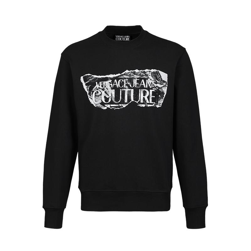 【自营】Versace/范思哲男士卫衣舒适印花圆领长袖套头上衣