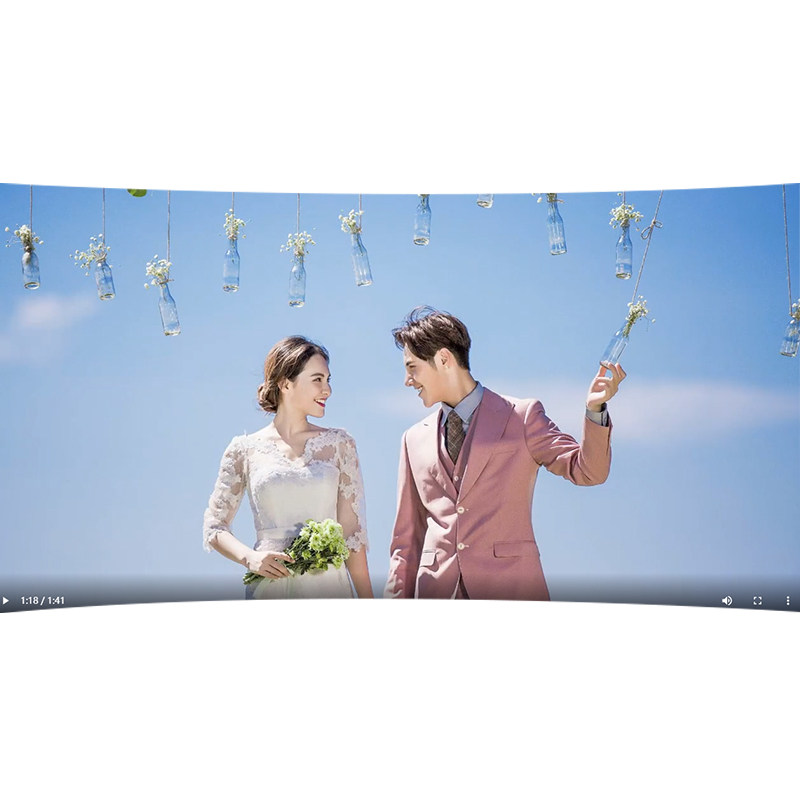 婚礼视频制作mv开场结婚电子相册模板搞笑婚纱照片快闪暖场大屏幕