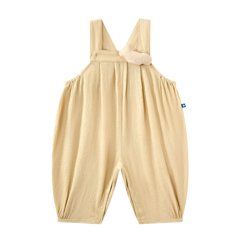 Babycare自然凉选儿童背带裤宝宝长裤男女童7A抗菌裤子春夏新款