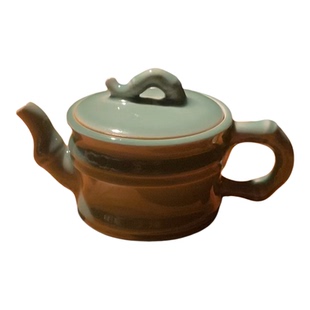 仿古张公巷汝瓷竹节壶节气壶小品壶陶瓷家用泡茶单壶汝窑功夫茶具