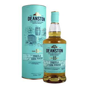 【高地】汀思图15年龙舌兰桶单一麦芽威士忌汀斯顿洋酒 Deanston