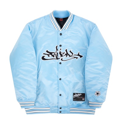 TRIBAL嘻哈涂鸦棒球棉衣oversize