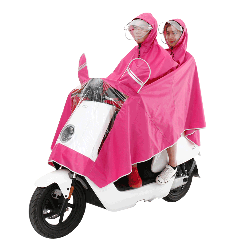 雨衣电动摩托电瓶车夏季时尚男女加大加厚骑行长款全身防暴雨雨披