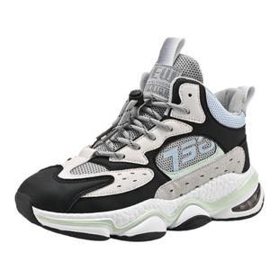 彼得潘男童鞋子2026新款儿童防滑跑步运动鞋中大童二棉老爹鞋男孩