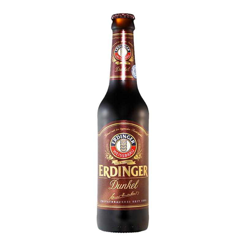 德国进口 ERDINGER爱尔丁格艾丁格小麦黑啤酒 白啤 330ml1/6/24瓶