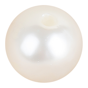 abs仿珍珠散珠有孔米白色小珠子手工diy穿珠编织饰品配件串珠材料